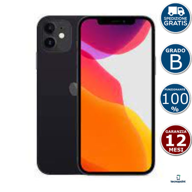 APPLE iPhone 12 - 256GB - Nero - Usato - Grado B+